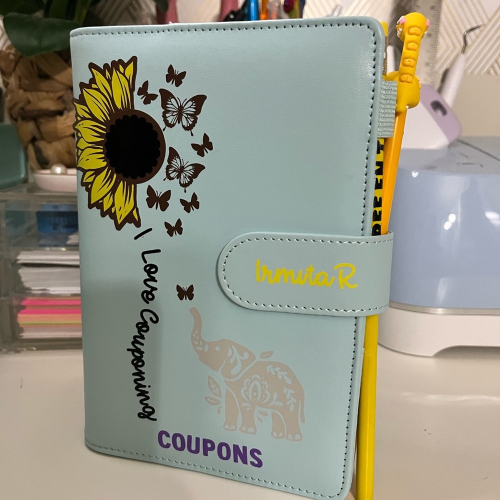 Personalized Budget Books- Size A6- Light blue color